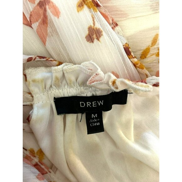 Anthropologie Drew Women's Romantic Floral Halter Maxi Dress Medium Light Flowy - Picture 6 of 6